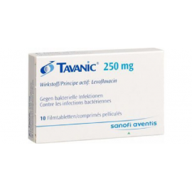 Изображение препарта из Германии: Таваник TAVANIC 250MG  10 шт